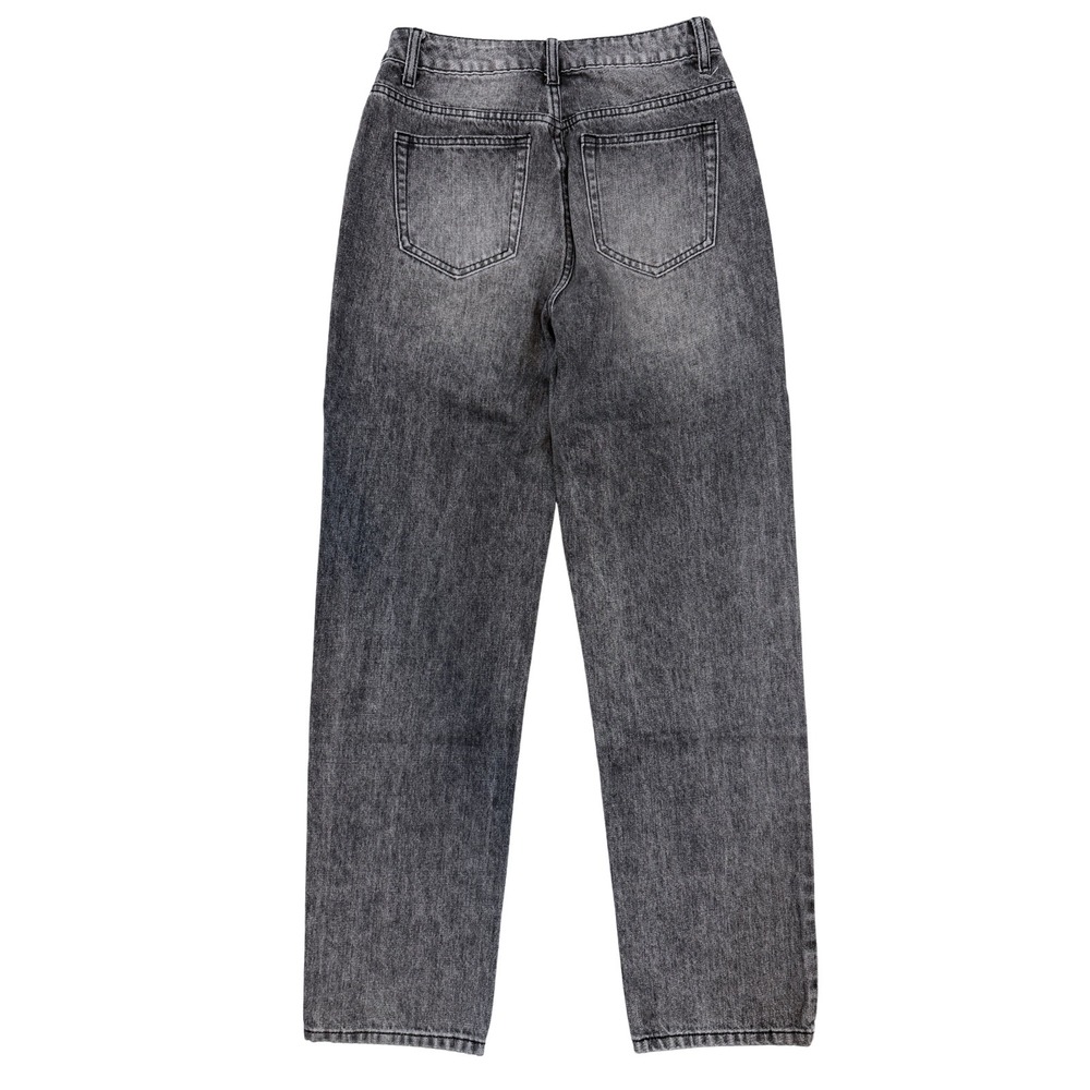 Superdown Lanie Acid Wash Grey High Rise Mom Jeans 28 Indie Sleaze 90s Grunge - Picture 4 of 10
